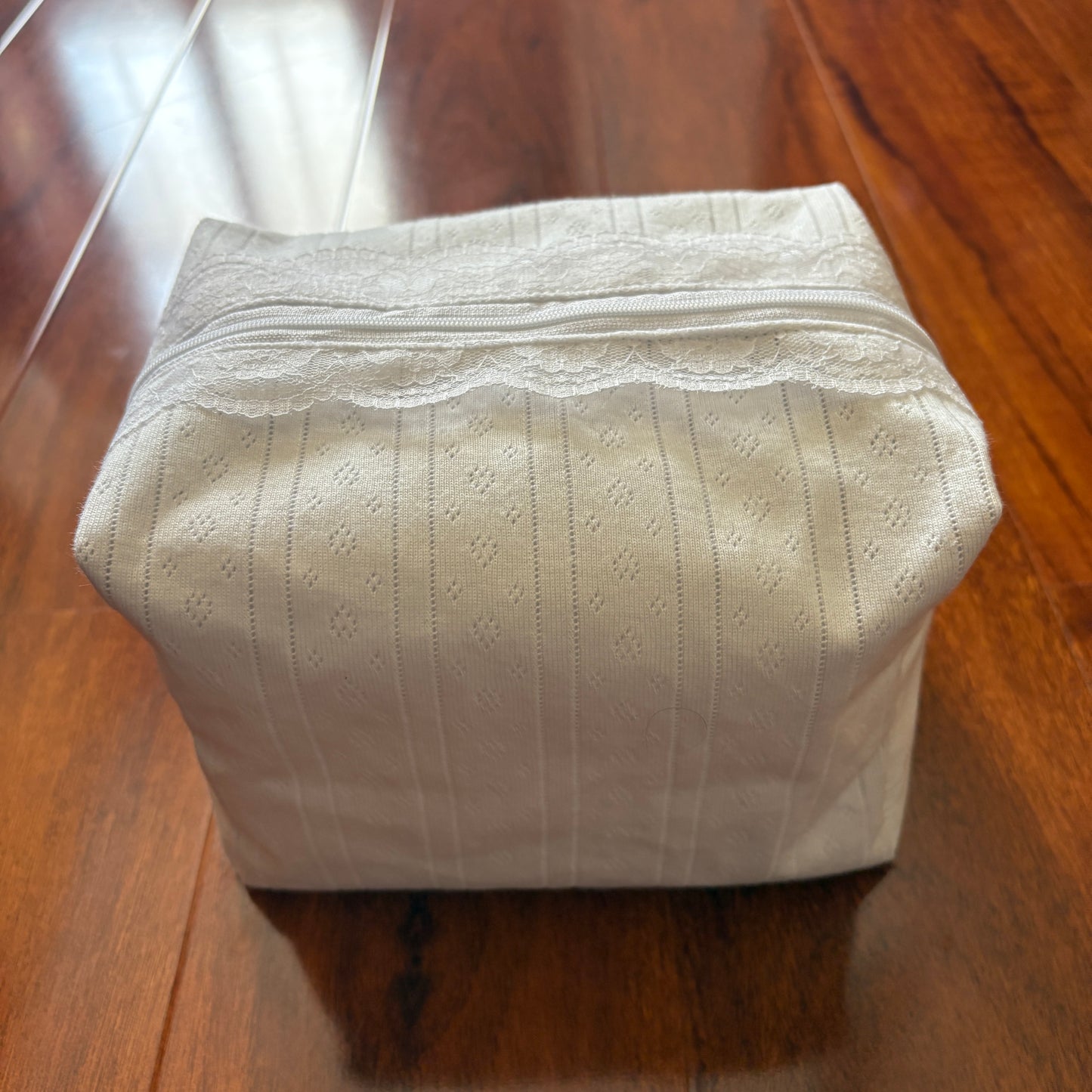 Pointelle Lace Makeup Bag