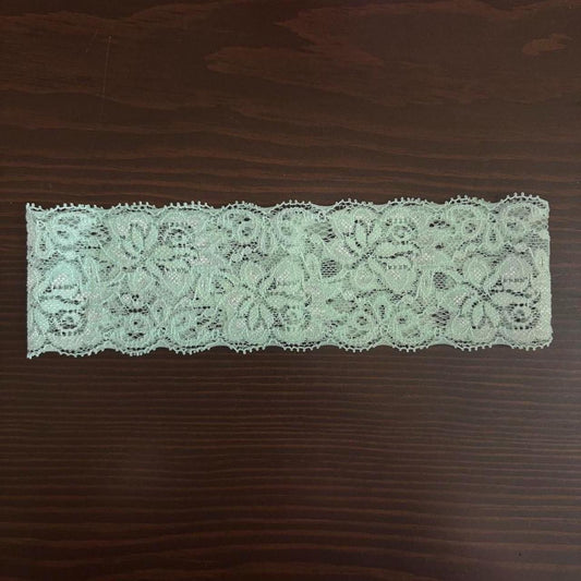 Mint Green Lace Headband