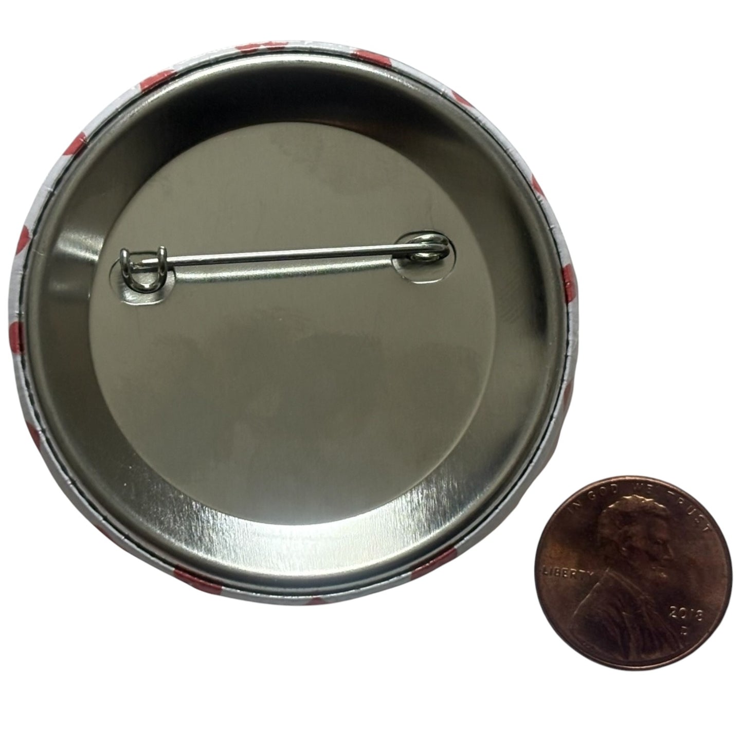 Love You Lots Hearts Button