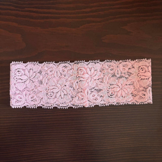 Pink Lace Headband