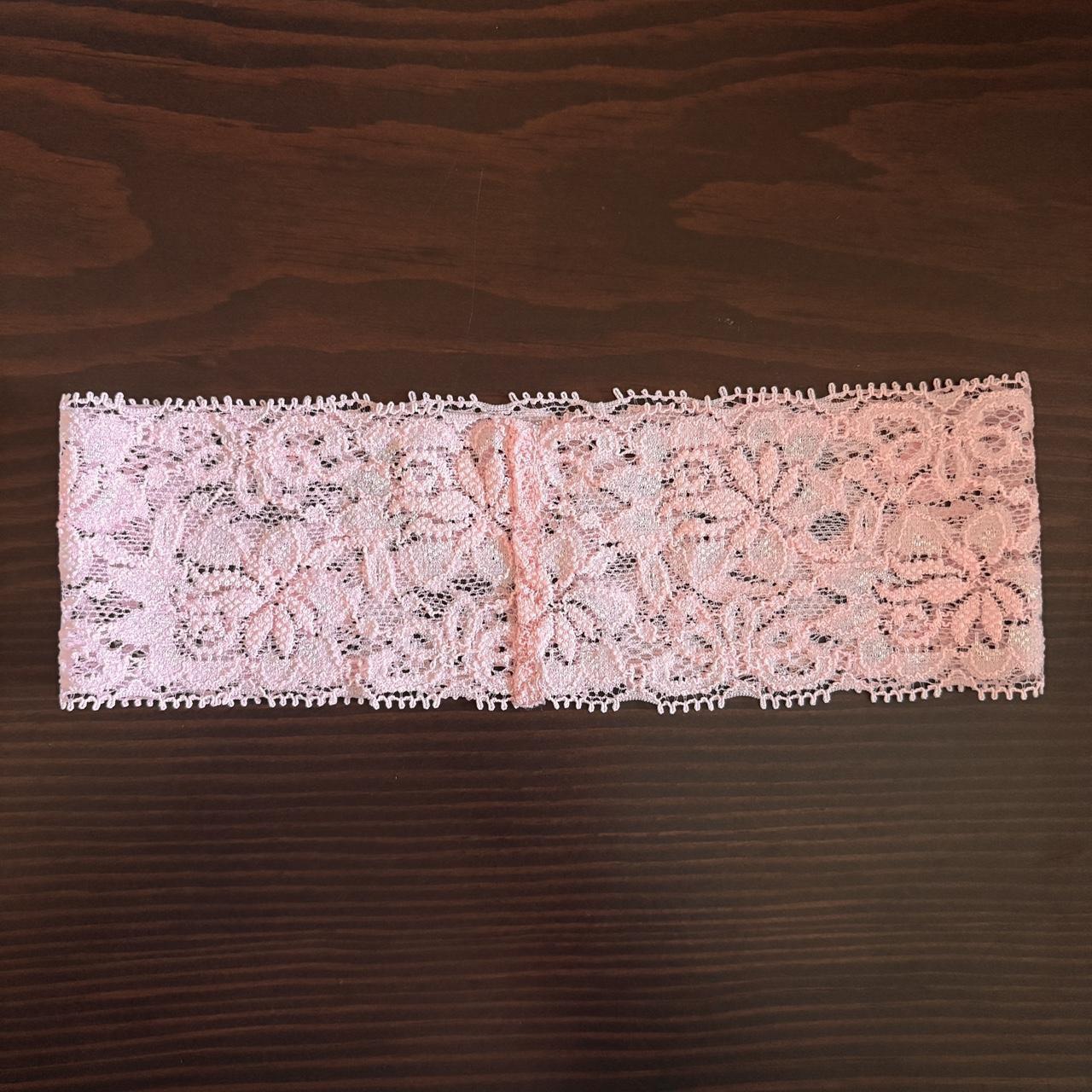 Pink Lace Headband