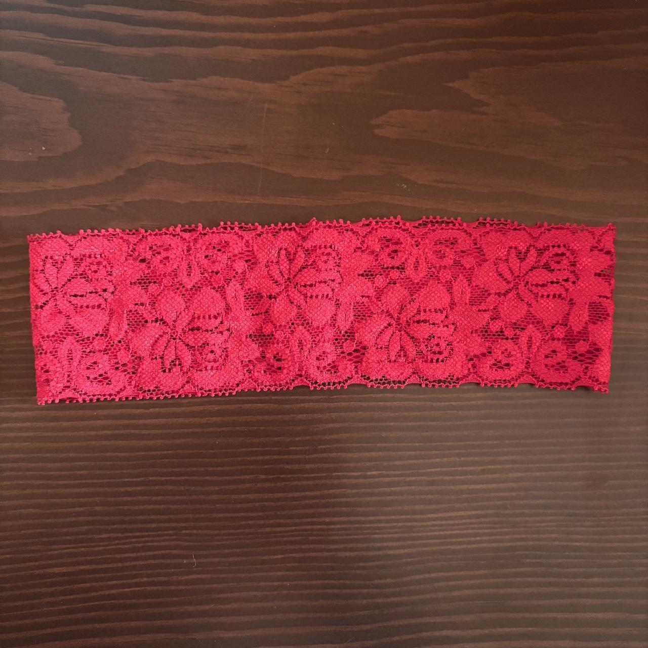 Red Lace Headband
