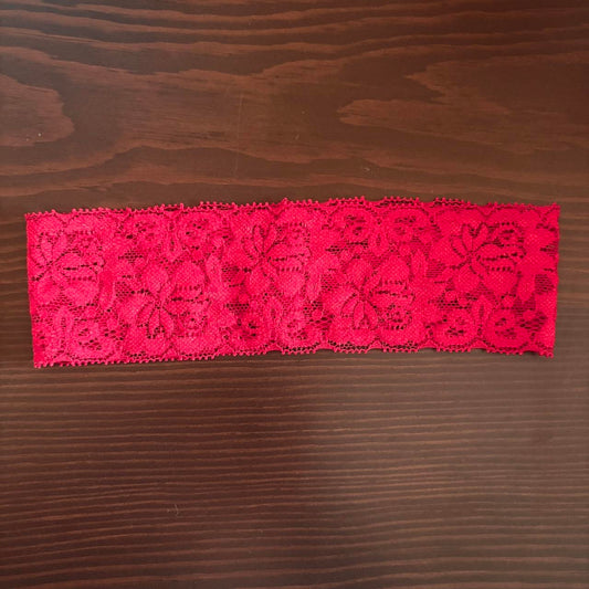 Red Lace Headband