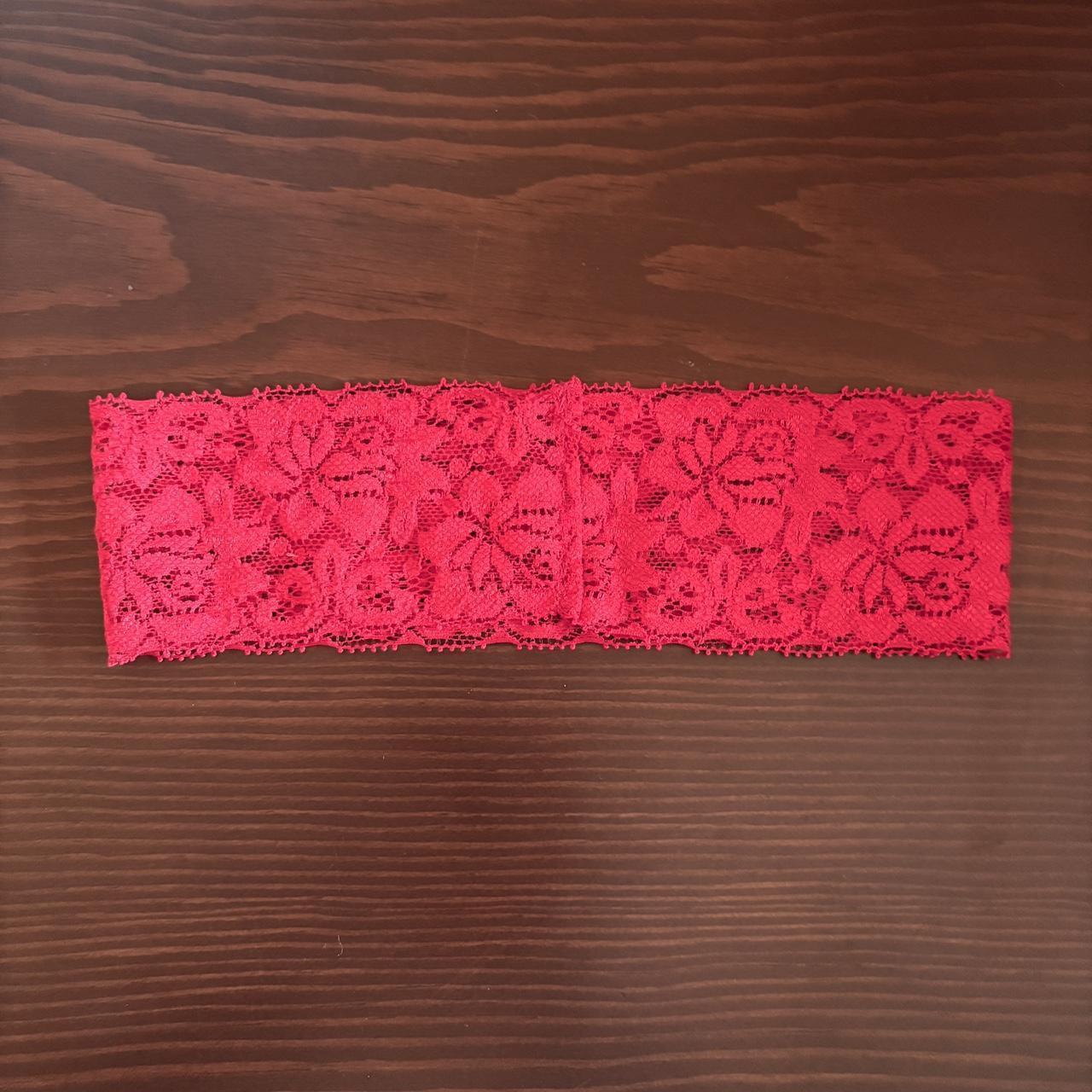 Red Lace Headband